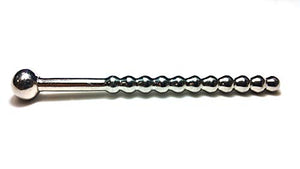 Rouge Beaded Urethral Sound W/Stopper