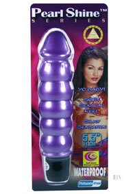 Golden Triangle Pearl Shine Beaded 55 Inch Waterproof Vibe  Lavender