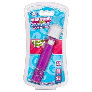 Cloud 9 Novelties Mini Wand With Silicone Flexible Head And Jewels Purple
