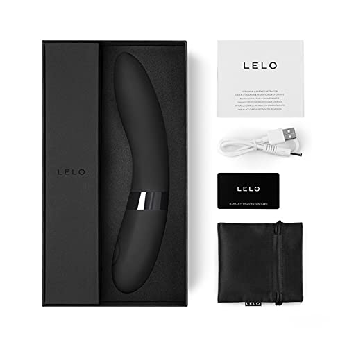 Lelo Elise 2 Personal Massager, G Spot Vibrator, Female Vibrator, Sex Toys For Female, Waterproof Vibrator With Dual Motor Toy For Stronger Stimulation And Sensual Massage, Black