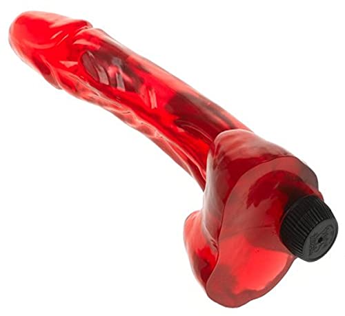 California Exotics Tera Patrick Cherry Scented Vibro-Dong Dildo