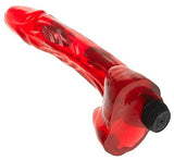 California Exotics Tera Patrick Cherry Scented Vibro-Dong Dildo