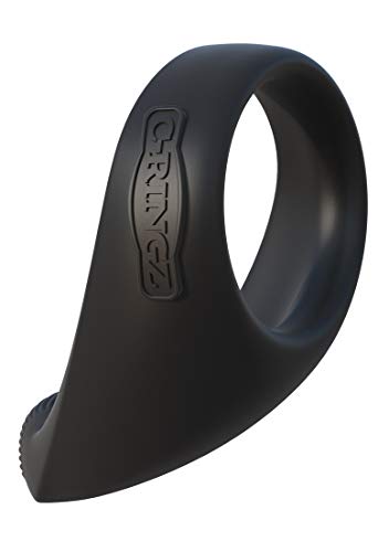 Pipedream Fantasy C-Ringz Silicone Taintalizer Dildo, Black, 1 Pound