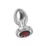 Ass-Sation Remote Vib Metal Plug Silver