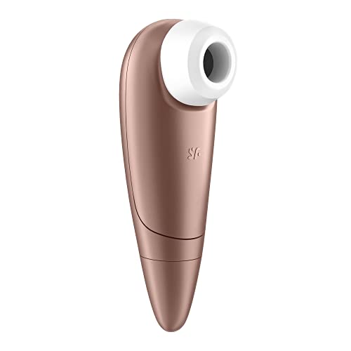 Satisfyer Number One - Air-Pulse Clitoris Stimulator - Non-Contact Clitoral Sucking Pressure-Wave Technology, Waterproof (Rose Gold)