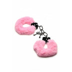 Master Series Cuffed In Fur Handcuffs Pink
