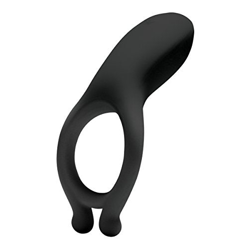 Doc Johnson Optimale - Rechargeable Vibrating C-Ring, Black