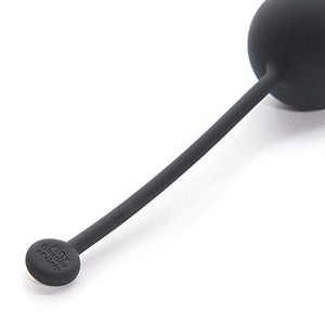 Fifty Shades Of Grey Tighten And Tense Black Silicone Jiggle Balls For Kegel Toning - 70G