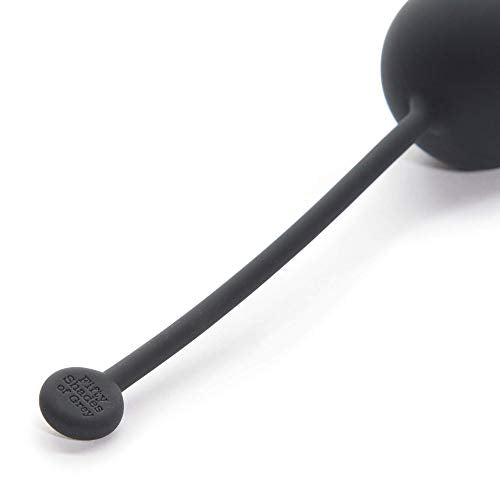 Fifty Shades Of Grey Tighten And Tense Black Silicone Jiggle Balls For Kegel Toning - 70G