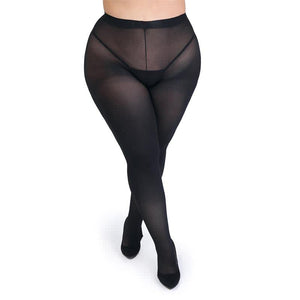 (Wd) Fifty Shades Captivate Pl Size Black Spanking Tights O/S Queen