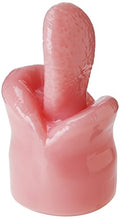 Wand Essentials Tantric Tongue Realistic Oral Sex Wand Vibrator Attachment, Pink (Ae163)