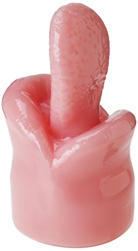 Wand Essentials Tantric Tongue Realistic Oral Sex Wand Vibrator Attachment, Pink (Ae163)
