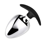 Romi Large Massive Metal Anal Plug Personal Massager For Unisex Provide A Full Feeling Designed For Experienced Or Intermediate Players (Small)