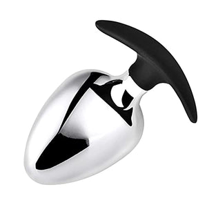 Romi Large Massive Metal Anal Plug Personal Massager For Unisex Provide A Full Feeling Designed For Experienced Or Intermediate Players (Small)