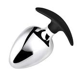 Romi Large Massive Metal Anal Plug Personal Massager For Unisex Provide A Full Feeling Designed For Experienced Or Intermediate Players (Small)