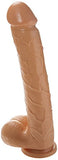 Nasswalk All American Whopper Straight Dong Waterproof, Flesh, 11 Inch