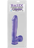 Basix 10-Inch Suction Cup Dong, Purple
