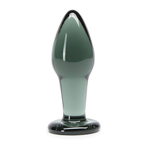 (D) Fifty Shades Darker So Darker Glass Butt Plug