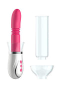 Pumped By Shots America - Thruster - 4 In 1 Rechargeable Couples Pump Kit - Pink