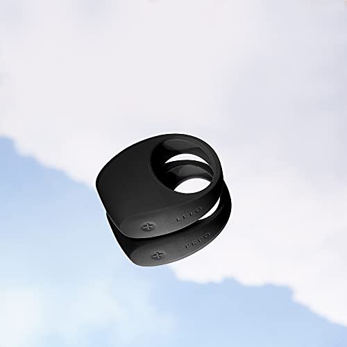 Lelo Tor 2 Intimate Vibrating Cock Ring, Reusable Sex Toys For Couples, Love-Ring With 29 Mm / 1.1 In In Diameter For More Bedroom Fun, Black