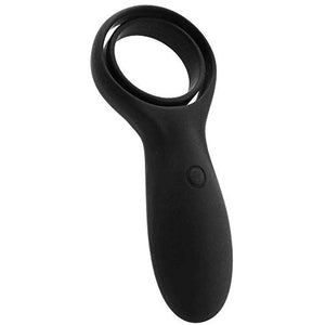 Evolved Novelties Zero Tolerance Vibrating Rechargeable Cock Ring Torpedo, Black