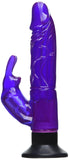 Powerful suction cup base holds the dong securely in place. The soft jelly material feels life-like and bends to conform to your contours while the vibrating clit stimulator hits the right spot every time.