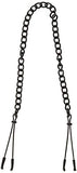 H2H Nipple Clamps Tweezer W/Chain (Blk)