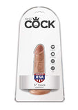 King Cock 5In Cock - Tan