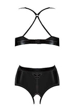 Ms Liquid Onyx Bra&Crotchlsspanty Bk 1Sq