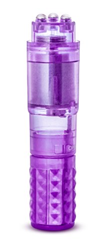 Discreet Powerful Pocket Vibrator - Clitoral Pinpoint Stimulator - Waterproof - Sex Toy For Women - Sex Toy For Couples (Purple)