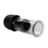 Calexotics Novelties Nipple Play Vacuum Twist Suckers, Black/Clear