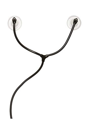 Doc Johnson Kink  Swell  Auto Vibrating Nipple Sucker Cups  Blackclear