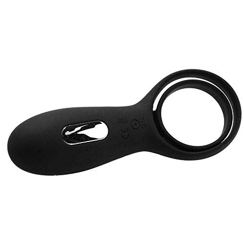 Evolved Novelties Zero Tolerance Vibrating Rechargeable Cock Ring Torpedo, Black
