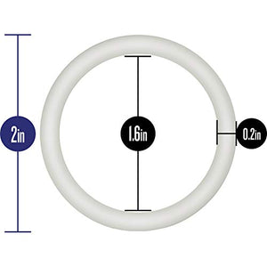 Performance Vs3 Pure Premium Silicone Cockrings Large Black