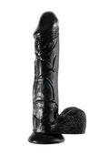 Pipedream Products Basix Rubber Works Mega Dildo, Black
