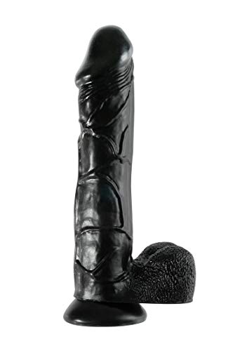 Pipedream Products Basix Rubber Works Mega Dildo, Black