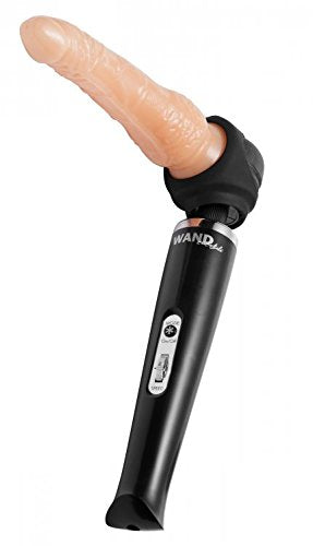 Wand Essentials Strap Cap Wand Harness For Dildos, Black, (Ae137)