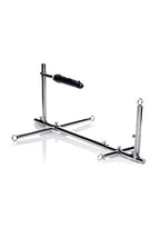 Master Series Stuck And Stuffed Stockade With Dildo, Grey (Ae970)