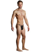 Mp Nylon Spandex Front Ring Gstr Blk 1Sz