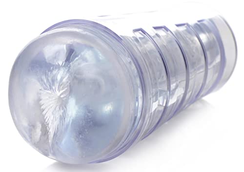 Mistress Brianna Diamond Deluxe Ass Stroker Toy For Men, Women, And Couples, Adult Sex Pleasure Toys, Male Masturbators Realistic Textured Pocket Anal - Clear Stroker