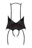 Ms Liquid Onyx Crotchless Teddy Blk Sm