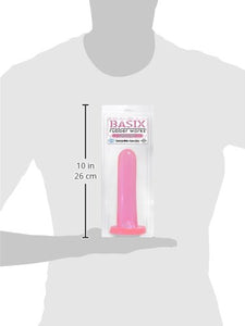 Basix Rubber Works 5Inch Smoothy Dong  Pink