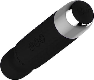 Mini Halo The Original Compact Power Wand Massager  Wireless  20X Multispeed Vibrations Black
