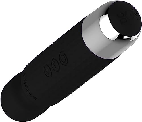 Mini Halo The Original Compact Power Wand Massager  Wireless  20X Multispeed Vibrations Black