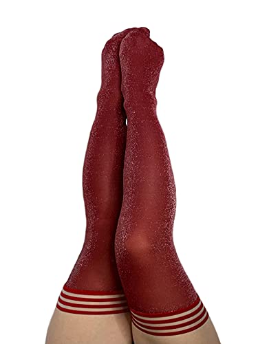Kixies Holly Cranberry Sparkle Size D