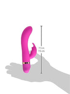 Calexotics Spellbound 7-Function Waterproof Silicone Dual Simulator Dual Motor Bunny Massager Vibrator, Pink