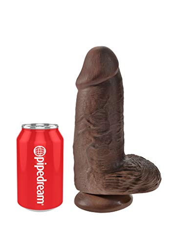 Pipedream Products King Chubby, 9 Inch, Brown Dildo