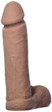Doc Johnson Vac-U-Lock - The Realistic Cock - Ultraskyn - 8 Inch - F-Machine And Vac-U-Lock Harness Compatible Dildo - Caramel