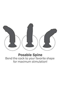 King Cock 6 In Vibrating Tan