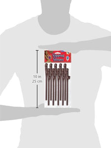 Bp Pecker Straws Brown (10Pcs)